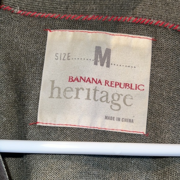 Banana Republic Heritage Sweater Women Medium Green Button Front V Neck Cardigan - Picture 4 of 9